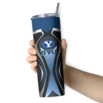 customized-byu-cougars-superman-emblem-blue-black-skinny-tumbler-best-selling.webp
