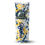 customized-california-golden-bears-claw-marks-blue-white-skinny-tumbler-best-selling.webp