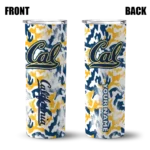 customized-california-golden-bears-claw-marks-blue-white-skinny-tumbler-best-selling.webp