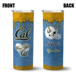 customized-california-golden-bears-pixel-fade-blue-skinny-tumbler-best-selling-1.webp