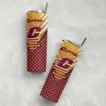 customized-central-michigan-chippewas-chevron-stripes-maroon-skinny-tumbler-best-selling.webp
