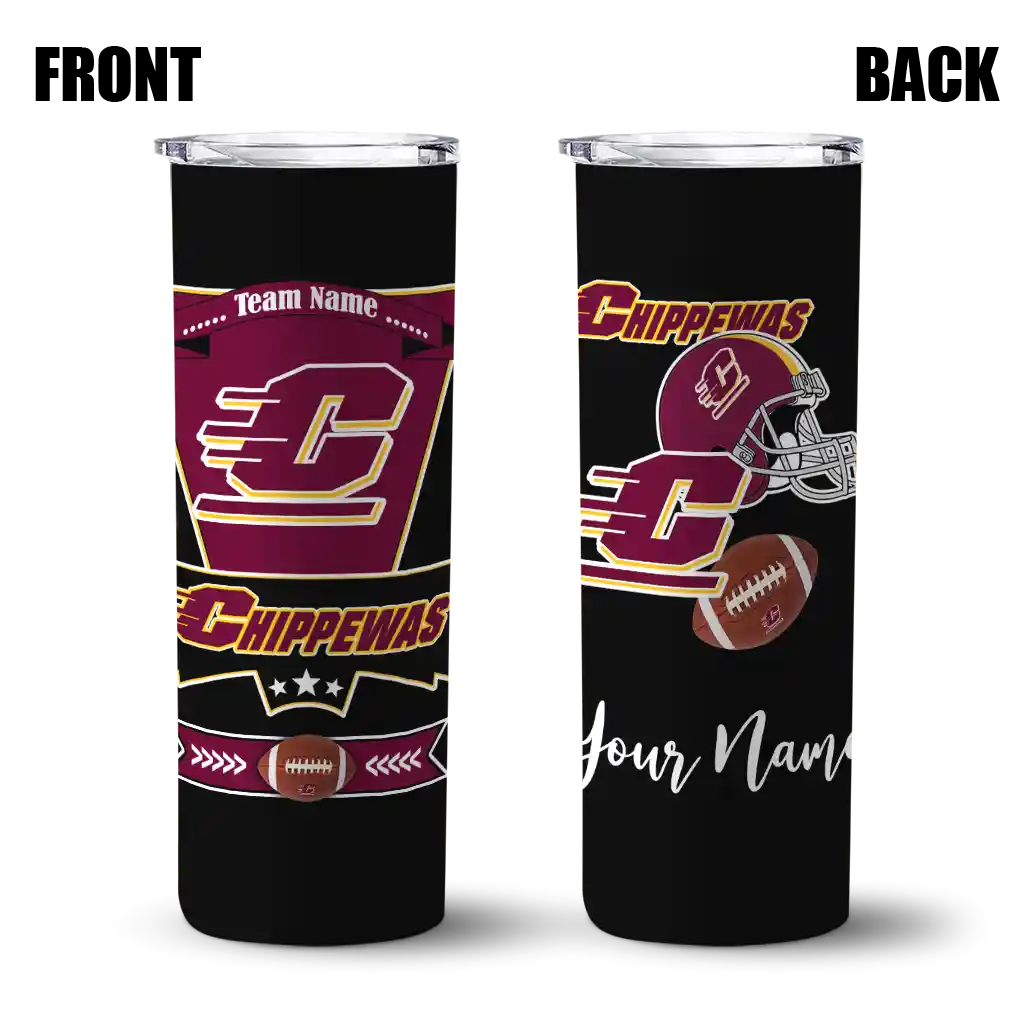customized-central-michigan-chippewas-helmet-belt-maroon-black-skinny-tumbler-fashion-forward.webp