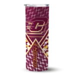 customized-central-michigan-chippewas-monogram-burst-maroon-white-skinny-tumbler-best-selling.webp