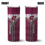 customized-central-michigan-chippewas-sparkle-drip-maroon-skinny-tumbler-best-selling.webp