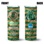 customized-charlotte-49ers-patterned-waves-green-skinny-tumbler-best-selling-2.webp