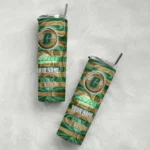 customized-charlotte-49ers-patterned-waves-green-skinny-tumbler-best-selling-2.webp