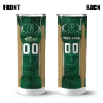 customized-charlotte-49ers-stacked-diamond-green-skinny-tumbler-best-selling.webp
