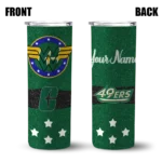 customized-charlotte-49ers-star-cluster-green-skinny-tumbler-best-selling-2.webp