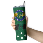 customized-charlotte-49ers-star-cluster-green-skinny-tumbler-best-selling-2.webp