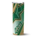 customized-charlotte-49ers-web-stripes-green-white-skinny-tumbler-best-selling.webp