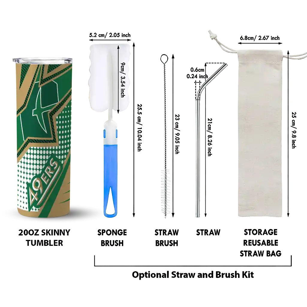 customized-charlotte-49ers-web-stripes-green-white-skinny-tumbler-new-arrival-1.webp