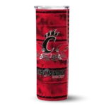 customized-cincinnati-bearcats-chevron-patch-red-skinny-tumbler-best-selling.webp