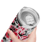 customized-cincinnati-bearcats-claw-marks-red-white-skinny-tumbler-best-selling.webp