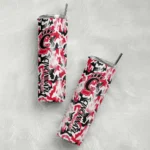 customized-cincinnati-bearcats-claw-marks-red-white-skinny-tumbler-best-selling.webp