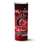 customized-cincinnati-bearcats-rose-romance-red-black-skinny-tumbler-best-selling.webp