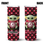 customized-cincinnati-bearcats-yoda-cozy-red-black-skinny-tumbler-best-selling.webp