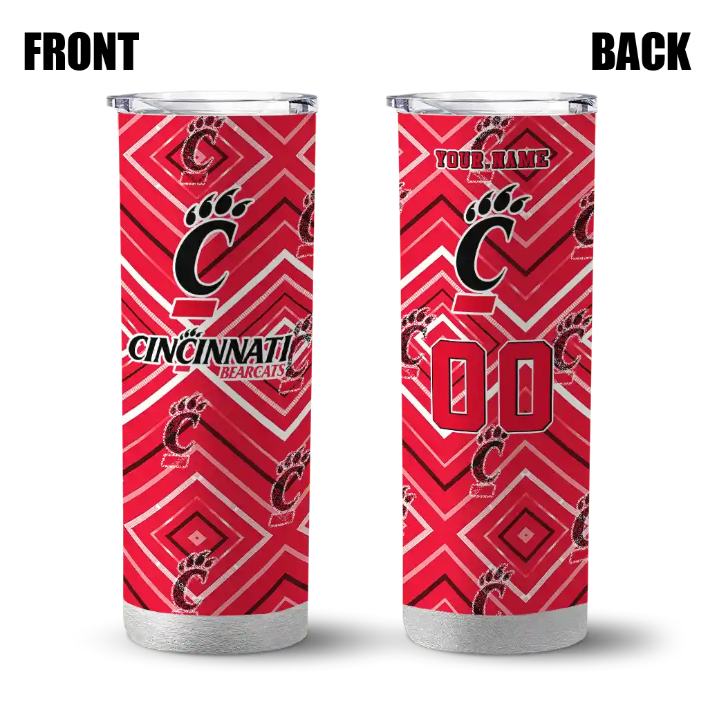 customized-cincinnati-bearcats-zipper-leopard-red-skinny-tumbler-fashion-forward.webp