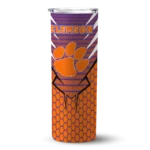 customized-clemson-tigers-chevron-stripes-orange-skinny-tumbler-best-selling.webp
