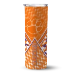 customized-clemson-tigers-monogram-burst-orange-white-skinny-tumbler-best-selling.webp