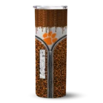 customized-clemson-tigers-sparkle-drip-orange-skinny-tumbler-best-selling.webp