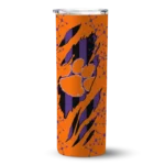 customized-clemson-tigers-star-pop-orange-black-skinny-tumbler-best-selling-1.webp