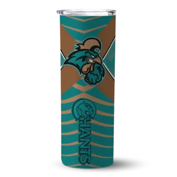 Customized Coastal Carolina Chanticleers Camo Texture Green Skinny Tumbler