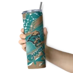 customized-coastal-carolina-chanticleers-helmet-clash-green-skinny-tumbler-best-selling.webp