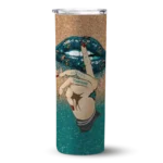 customized-coastal-carolina-chanticleers-sparkle-lips-green-skinny-tumbler-best-selling.webp