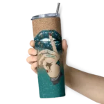 customized-coastal-carolina-chanticleers-sparkle-lips-green-skinny-tumbler-best-selling.webp