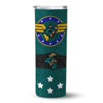 customized-coastal-carolina-chanticleers-star-cluster-green-skinny-tumbler-best-selling-1.webp