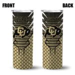 customized-colorado-buffaloes-chevron-stripes-gold-skinny-tumbler-best-selling.webp