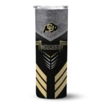 customized-colorado-buffaloes-hexagon-honeycomb-gold-black-skinny-tumbler-best-selling.webp