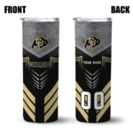 customized-colorado-buffaloes-hexagon-honeycomb-gold-black-skinny-tumbler-best-selling.webp