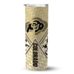 customized-colorado-buffaloes-monogram-burst-gold-white-skinny-tumbler-best-selling.webp