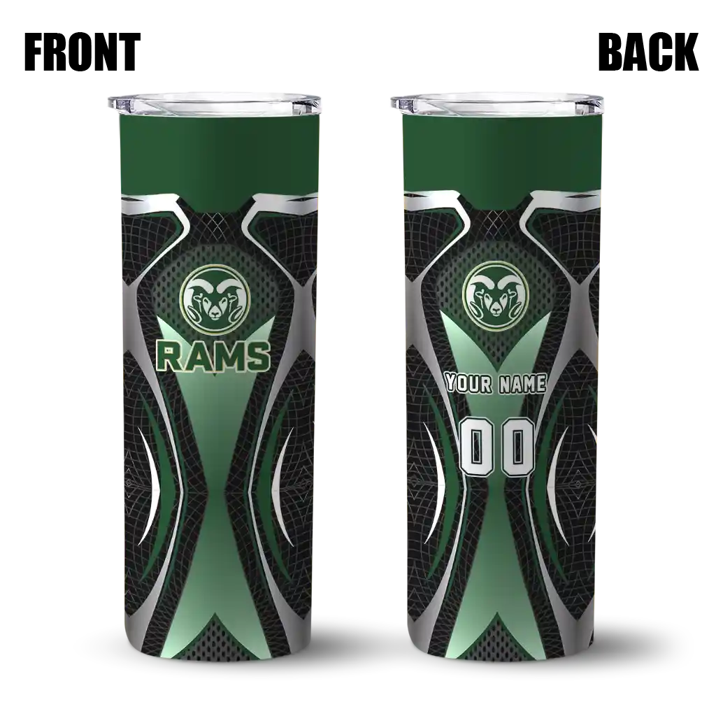customized-colorado-state-rams-superman-emblem-green-black-skinny-tumbler-fashion-forward.webp