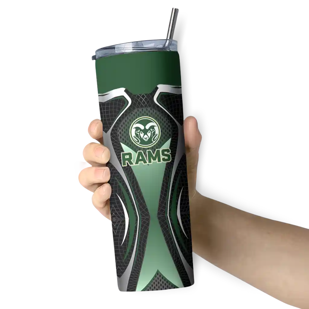customized-colorado-state-rams-superman-emblem-green-black-skinny-tumbler-premium-grade.webp