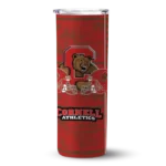 customized-cornell-big-red-chevron-patch-red-skinny-tumbler-best-selling.webp