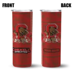 customized-cornell-big-red-chevron-patch-red-skinny-tumbler-best-selling.webp