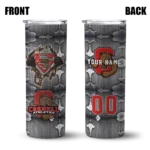 customized-cornell-big-red-chevron-v-red-gray-skinny-tumbler-best-selling.webp