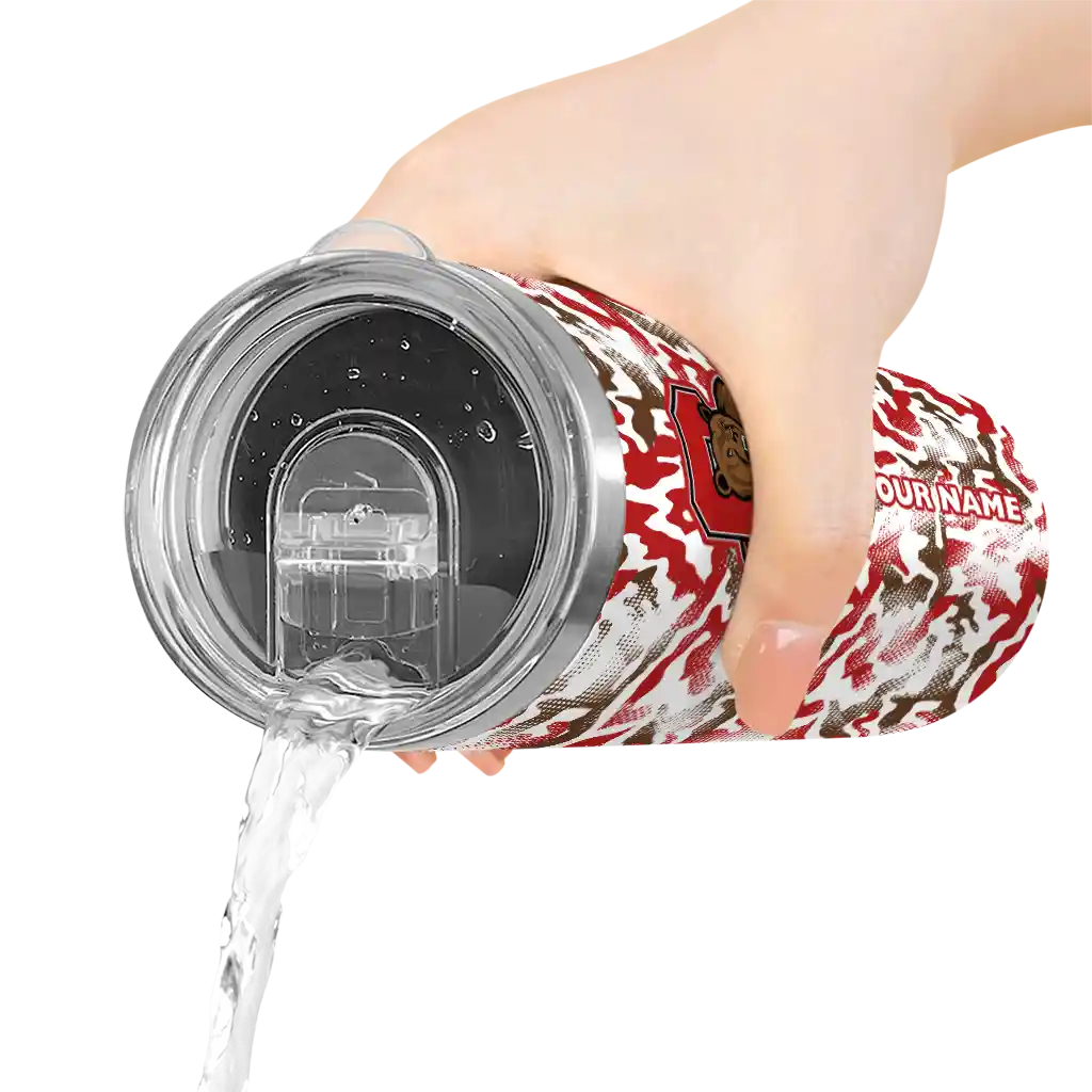 customized-cornell-big-red-claw-marks-red-white-skinny-tumbler-latest-model.webp