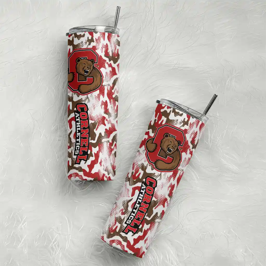 customized-cornell-big-red-claw-marks-red-white-skinny-tumbler-top-rated.webp