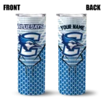customized-creighton-bluejays-chevron-stripes-blue-skinny-tumbler-best-selling.webp