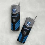 customized-creighton-bluejays-hexagon-honeycomb-blue-black-skinny-tumbler-best-selling.webp
