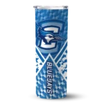customized-creighton-bluejays-monogram-burst-blue-white-skinny-tumbler-best-selling.webp