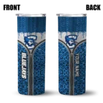 customized-creighton-bluejays-sparkle-drip-blue-skinny-tumbler-best-selling.webp