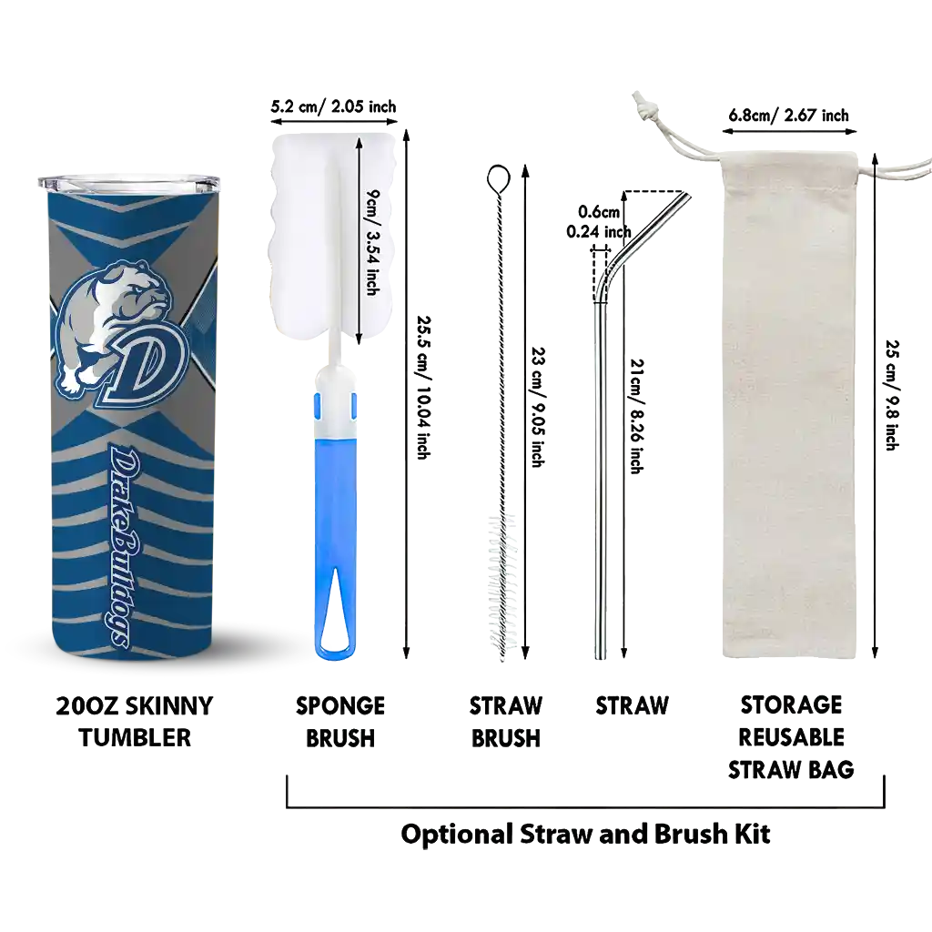 customized-drake-bulldogs-camo-texture-blue-skinny-tumbler-new-arrival.webp
