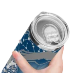 customized-drake-bulldogs-helmet-clash-blue-skinny-tumbler-best-selling.webp