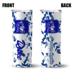 customized-duke-blue-devils-claw-marks-blue-white-skinny-tumbler-best-selling.webp