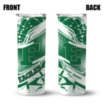 customized-eastern-michigan-eagles-helmet-clash-green-skinny-tumbler-best-selling.webp