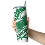 customized-eastern-michigan-eagles-helmet-clash-green-skinny-tumbler-best-selling.webp